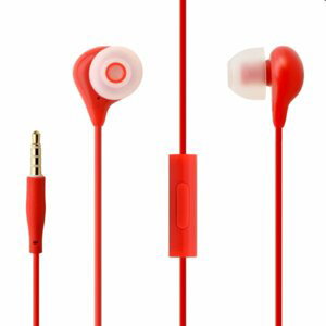 FIXED Earbuds EGG1 Sluchátka, červené