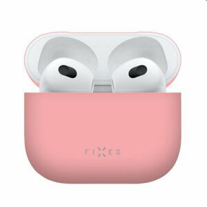 FIXED Silky Silikonové pouzdro pro Apple AirPods 3, ružové