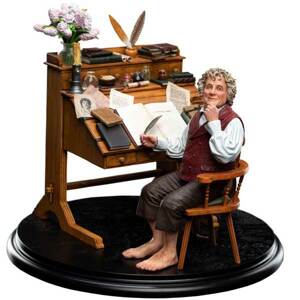 Socha Bilbo Baggins At His Desk (Lord of The Rings)