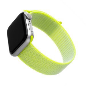 FIXED Nylon řemínek pro Apple Watch 38/40/41 mm, zelený
