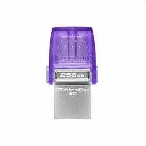 USB klíč Kingston DataTraveler MicroDuo 3C, 256GB, USB 3.2 (gen 1) s USB-C konektorom