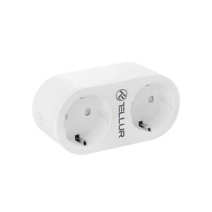 Tellur Duální zásuvka Tellur WiFi Smart AC, 16A, 3680W