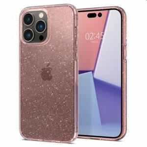 Pouzdro Spigen Liquid Crystal Glitter pro Apple iPhone 14 Pro Max, růžové