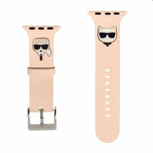 Karl Lagerfeld Karl and Choupette řemínek pro Apple Watch 38/40mm, pink