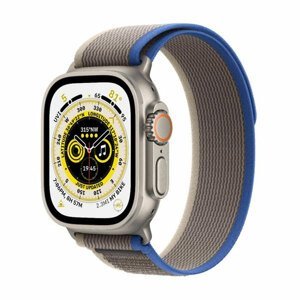 Apple Watch Ultra GPS + Cellular 49mm Titanium Case with modrá/vesmírná šedá Trail Loop - M/L
