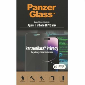 Ochranné sklo PanzerGlass Privacy AB pro Apple iPhone 14 Pro Max, černé