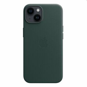 Apple iPhone 14 Leather Case with MagSafe, forest green