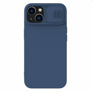 Nillkin CamShield Silky zadní silikonový kryt pro Apple iPhone 14, modré