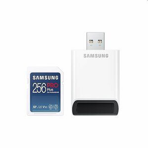Samsung PRO Plus SDXC 256GB + USB adaptér