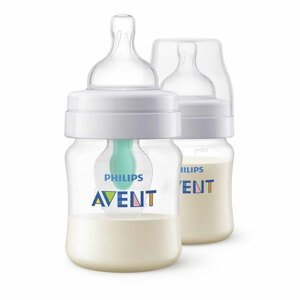 Philips Avent SCF810/24 antikolikové kojenecké lahve 2 ks 125 ml, transparentná