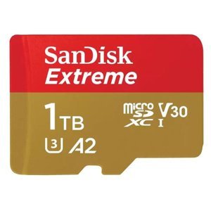 SanDisk Extreme microSDXC 1 TB 190 MB/s s adaptérem