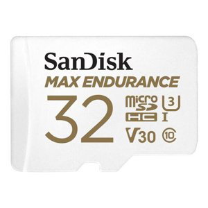 SanDisk MAX ENDURANCE microSDHC 32 GB s adaptérem