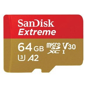 SanDisk Extreme microSDXC 64 GB 170 MB/s s adaptérem