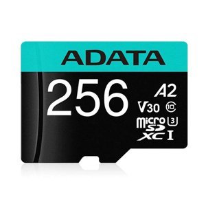 ADATA V30S micro SDXC 256 GB 100 MBps UHS-I U3 Class 10 s adaptérem