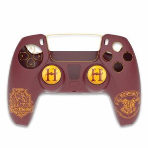 Silicone Shell + Grips Harry Potter Gryffindor pro PS5 ovladač DualSense, červená