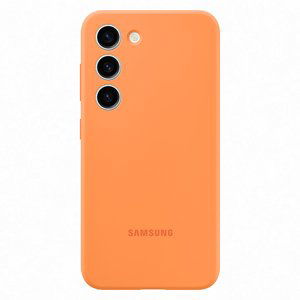 Pouzdro Silicone Cover pro Samsung Galaxy S23, orange