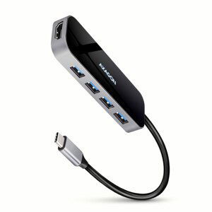 AXAGON HMC-6H4A 4x USB-A+ HDMI, USB-C 3.2 Gen 1 hub, PD 100 W, 20 cm USB-C kabel