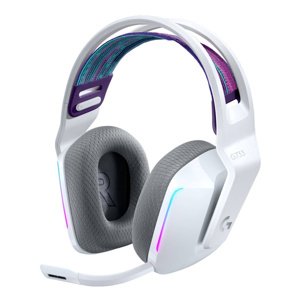 Logitech G733 LIGHTSPEED Wireless RGB Gaming Headset, White