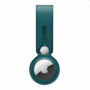 Apple AirTag Leather Loop, forest green