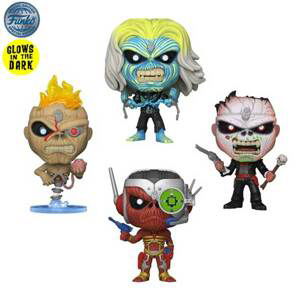 POP! 4 Pack Rocks: Iron Maiden Special Edition (Glow in The Dark)