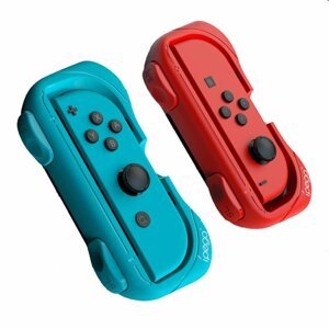 iPega Grip s popruhem pro Nintendo Joy-Con ovladače, blue/red (2ks)