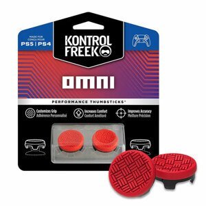 Kontrolfreek Omni Performance Thumbstick made for PS5, PS4, red