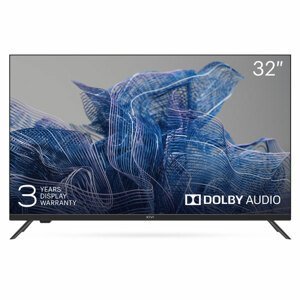 Kivi TV 32H550NB, 32" (81cm), HD LED TV, Nosmart, Black, 1366x768, 60 Hz,2x8W, 33 kWh/1000h ,HDMI ports 2