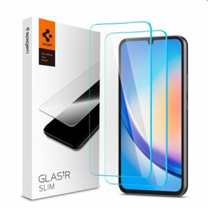 Tvrzené sklo Spigen Glass tR Slim pro Samsung Galaxy A34 5G, 2 kusy