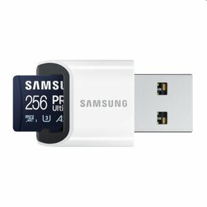 Samsung PRO Ultimate Micro SDXC 256GB + USB adaptér