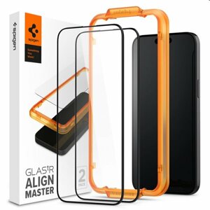 Tvrzené sklo Spigen tR AlignMaster pro Apple iPhone 15, 2 kusy