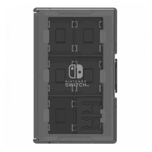 Pouzdro na 24 herních karet pro Nintendo Switch (černé)