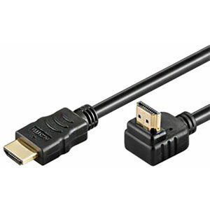 PremiumCord HDMI zahnutý konektor 90° 1m - kphdmea1