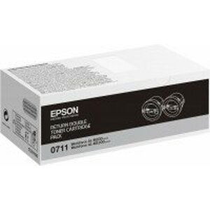 Epson C13S050710, černá, double pack - C13S050710