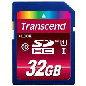 Transcend SDHC 32GB Class 10 UHS-I - TS32GSDHC10U1