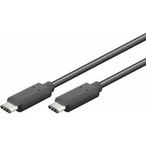 PremiumCord USB 3.1 konektor C/male - USB 3.1 konektor C/male, 1m - ku31cc1bk