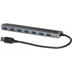 i-tec USB 3.0 Hub 7-Port, metal, s napaječem - U3HUB778