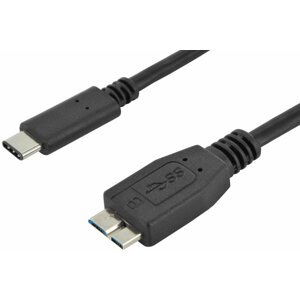 PremiumCord Kabel USB 3.1 konektor C/male - USB 3.0 konektor Micro-B/male, 0,6m - ku31cmb06bk