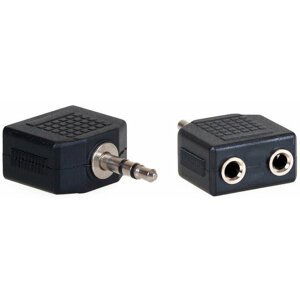 AQ KA404 - rozdvojka 3,5 jack stereo - 2x3,5 jack stereo - xka404