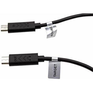PremiumCord USB 2.0 kabel na propojení dvou chytrých telefonů, microUSB B(M)- microUSB B(M),0,3m,OTG - kur-20