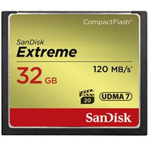 SanDisk CompactFlash Extreme 32GB 120 MB/s - SDCFXSB-032G-G46