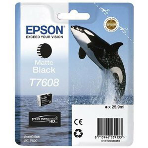 Epson T7608, (25,9ml), matte black - C13T76084010