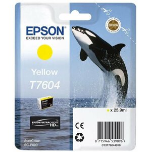 Epson T7604, (25,9ml), yellow - C13T76044010