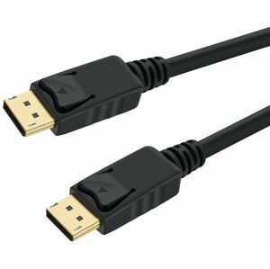 PremiumCord DisplayPort 1.2 propojovací kabel M/M, zlacené konektory, 5m - kport4-05