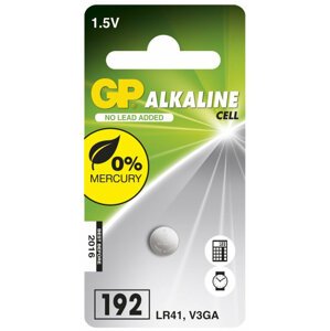 GP LR41 (GP192, 7.9 x 3.6 mm) - 1 ks - 1041019211