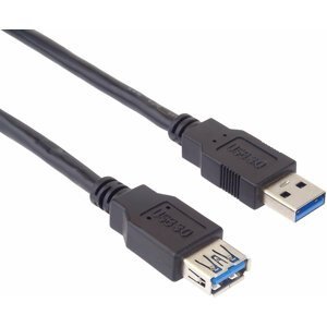 PremiumCord Prodlužovací kabel USB 3.0 Super-speed 5Gbps A-A, MF, 9pin, 1m - ku3paa1bk