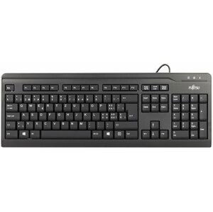 Fujitsu KB410 Slim, černá, CZ/SK - S26381-K511-L404