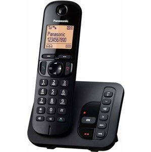 Panasonic KX-TGC220FXB, se záznamníkem, černá - KX-TGC220FXB