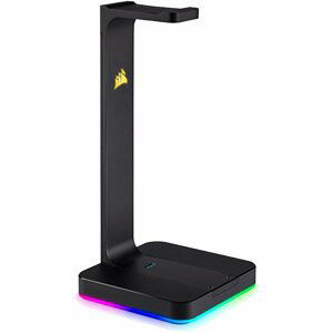 Corsair držák sluchátek ST100 RGB, 7.1 zvuková karta, USB 3.1 hub - CA-9011167-EU