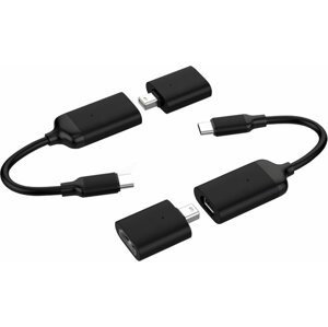 HYPER USB-C to 4K60Hz Mini DisplayPort & HDMI Adapter, černý - HY-HD40C-BLACK