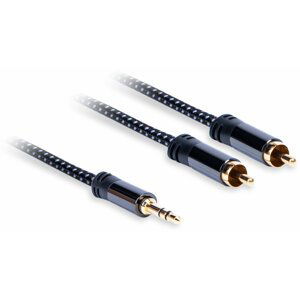 AQ Premium PA42007 3,5 mm Jack 2xRCA, délka 0,75 m - xpa42007